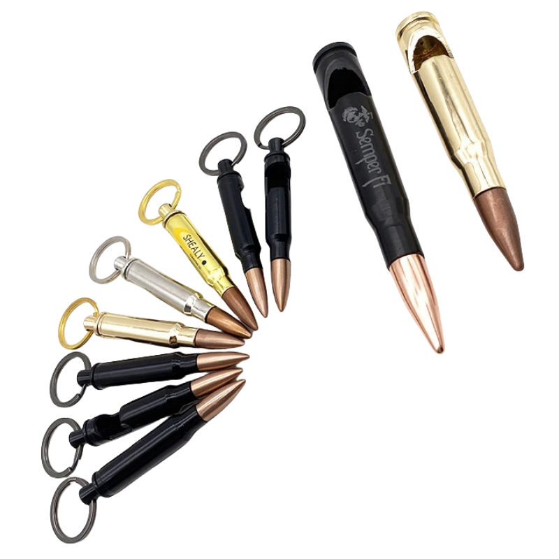 Bullet Bottle Opener Keyring