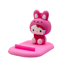 PVC Rubber Cute Anime Pattern Table Phone Holder Custom Promotional Cell Phone Stand And Holders For Desk Manufacturer