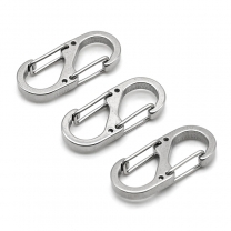 Wholesale Stainless Steel S Shape Hook Carabiners Clip Keychain Carabiner For Bag Hook