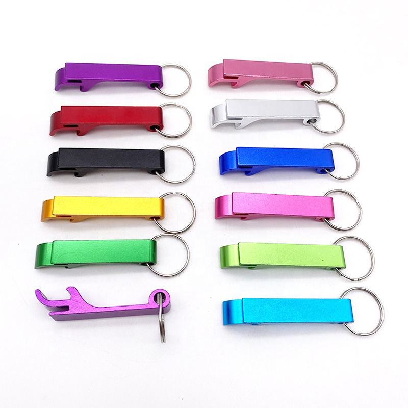 Aluminum Bottle Can Opener Keyring