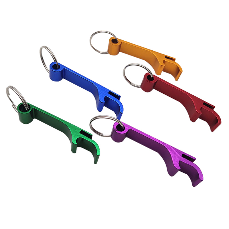 Aluminum Bottle And Can Opener Key Keychain